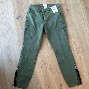 L'Agence Patton Green Cargo Pants Sz 26